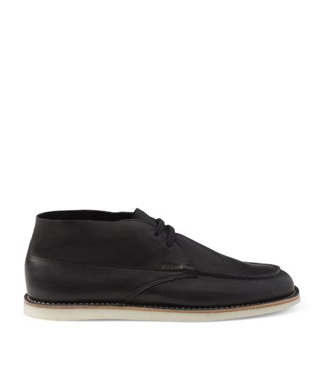 prada nappa leather boots|Prada Chukka Nappa Leather Boots .